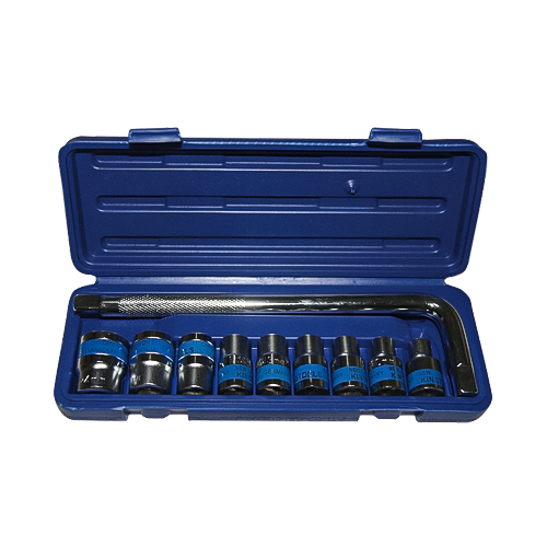 10PCS DRIVE METRIC SOCKET SET (1/2